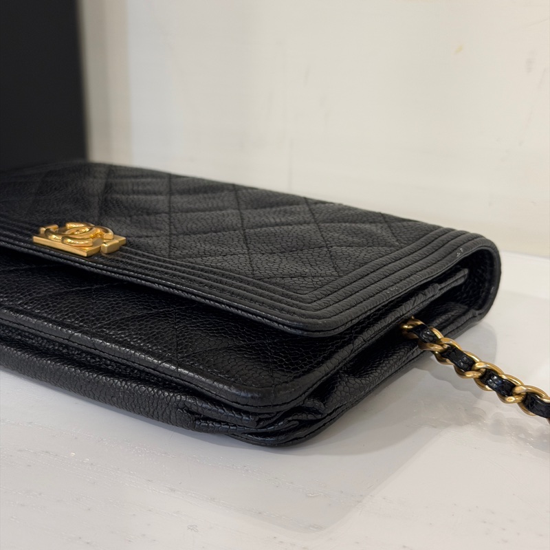 🈶購證 #荔枝皮 #Boy系列 香奈兒黑金Leboy Woc #超甜價-6