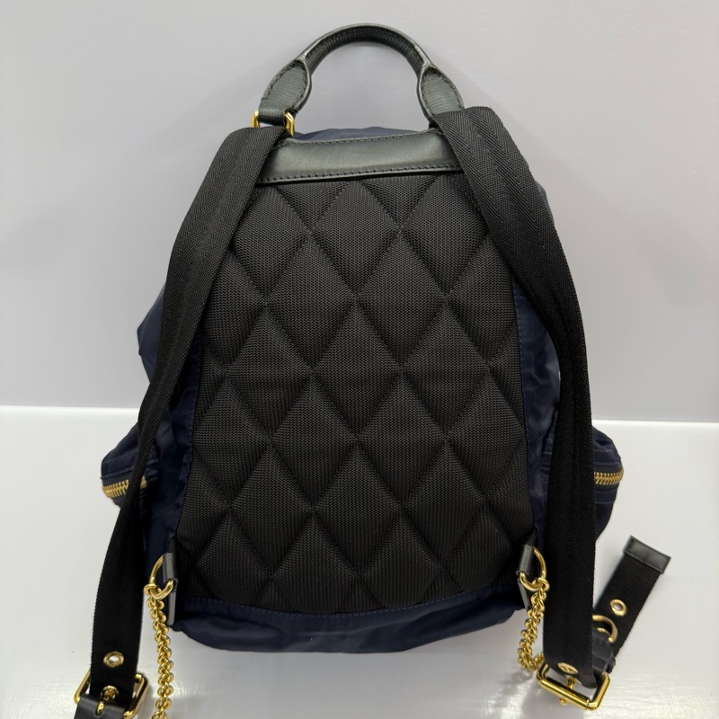BURBERRY 巴寶莉 海軍藍尼龍The Rucksack後背包-1