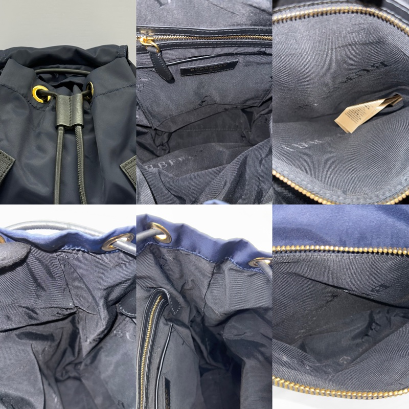 BURBERRY 巴寶莉 海軍藍尼龍The Rucksack後背包-5