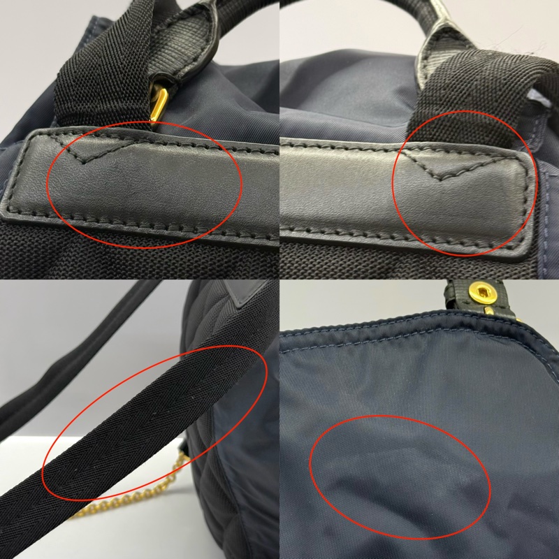 BURBERRY 巴寶莉 海軍藍尼龍The Rucksack後背包-7