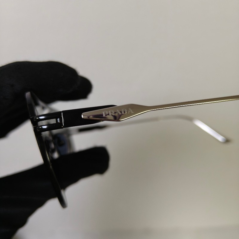 【9成新】㊣✨ PRADA ✨普拉達  （附盒） 金屬框 黑色 潮流 雷朋 飛行 太陽眼鏡 墨鏡/保證正品🌳二手樹屋🌳-9