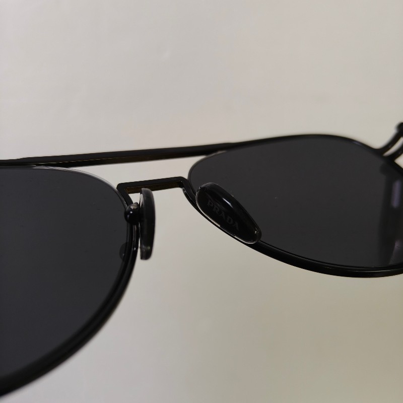 【9成新】㊣✨ PRADA ✨普拉達  （附盒） 金屬框 黑色 潮流 雷朋 飛行 太陽眼鏡 墨鏡/保證正品🌳二手樹屋🌳-16