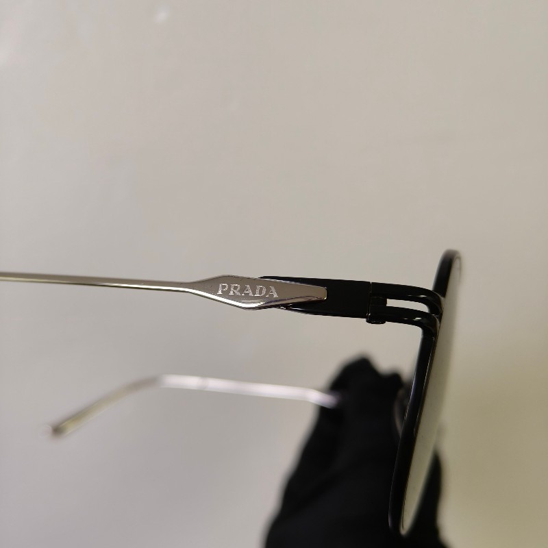 【9成新】㊣✨ PRADA ✨普拉達  （附盒） 金屬框 黑色 潮流 雷朋 飛行 太陽眼鏡 墨鏡/保證正品🌳二手樹屋🌳-20