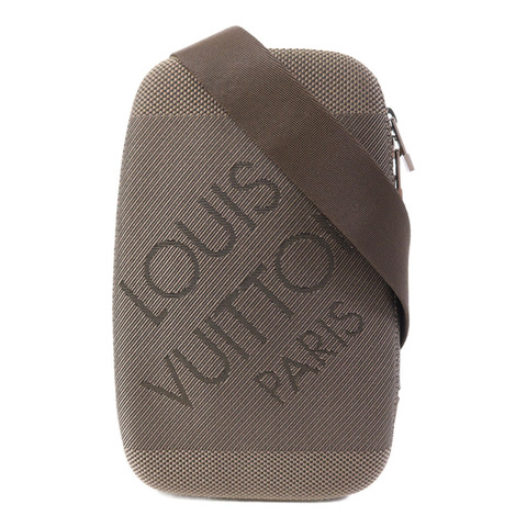 LOUIS VUITTON Damier Geant Mage Sling Bag銀扣腰包