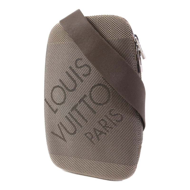LOUIS VUITTON Damier Geant Mage Sling Bag銀扣腰包-2