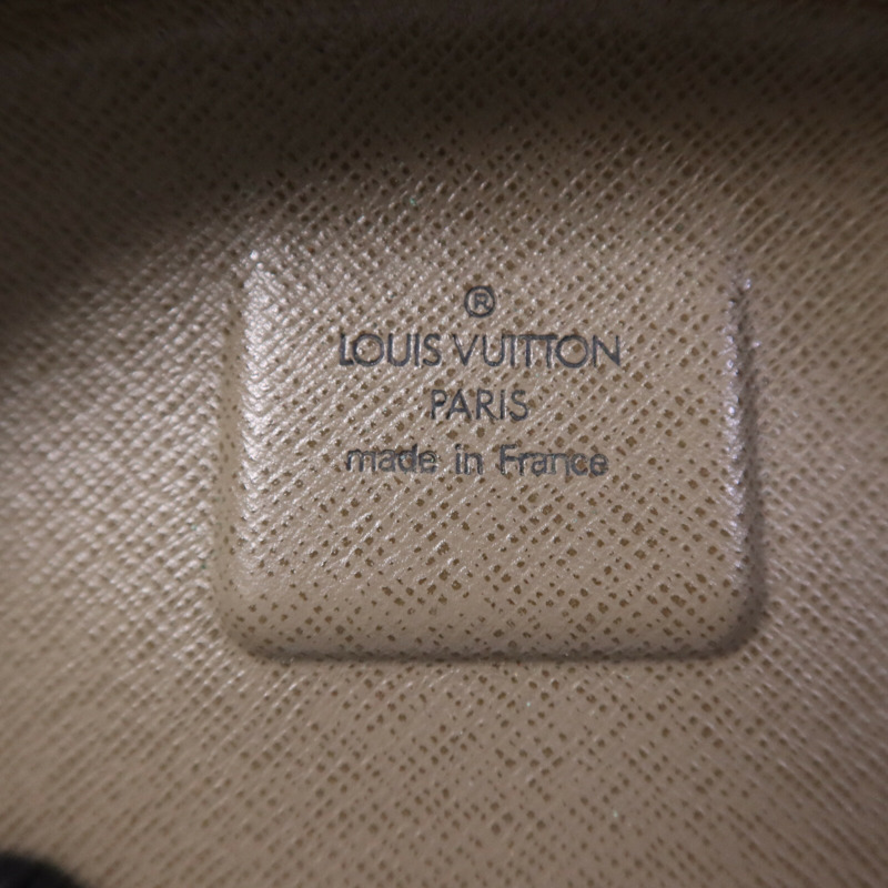 LOUIS VUITTON Damier Geant Mage Sling Bag銀扣腰包-5