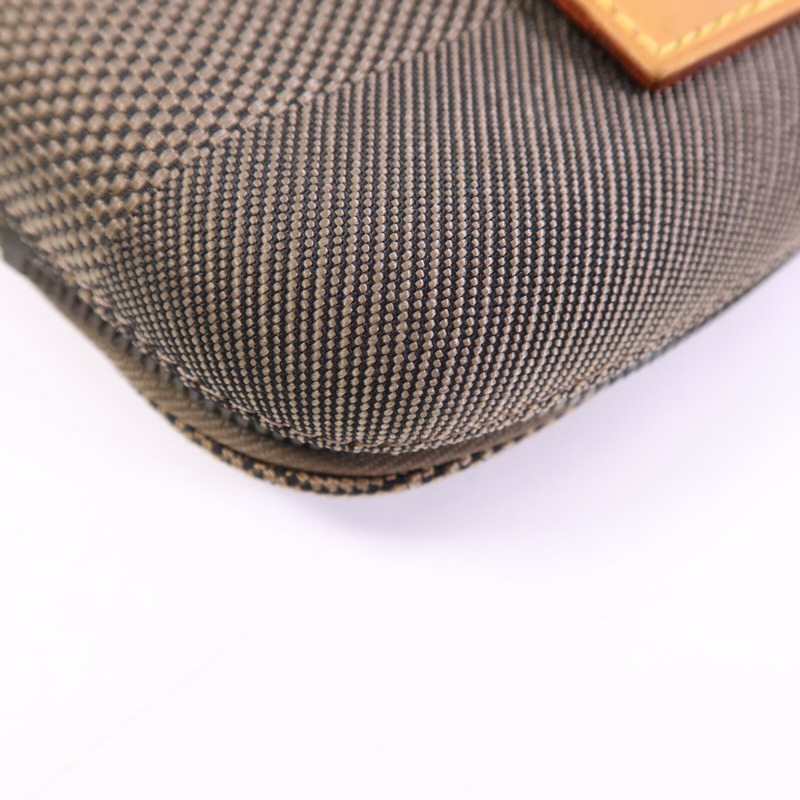 LOUIS VUITTON Damier Geant Mage Sling Bag銀扣腰包-12