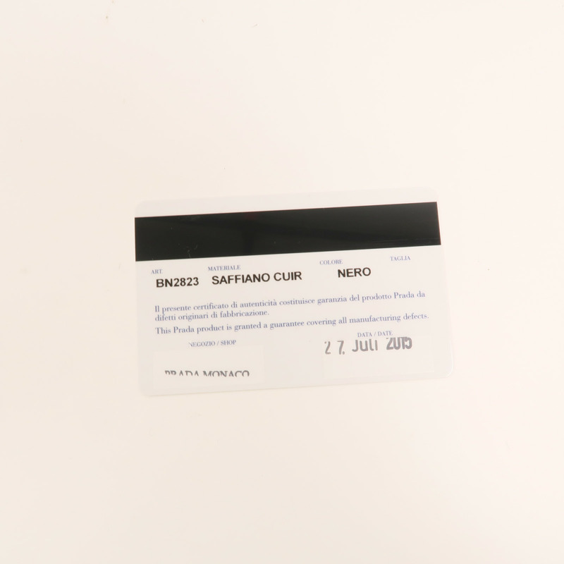 PRADA Saffiano皮革2 Way Shoulder銀扣手挽肩背兩用袋-9