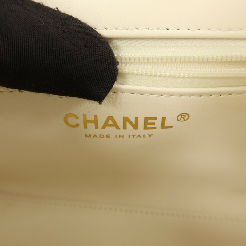 CHANEL 牛皮皮革Kelly Bag金扣鏈帶手挽肩背兩用袋-6