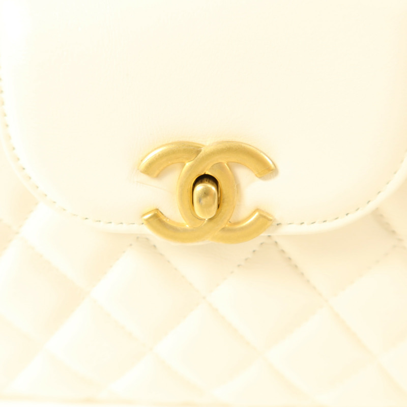 CHANEL 牛皮皮革Kelly Bag金扣鏈帶手挽肩背兩用袋-8