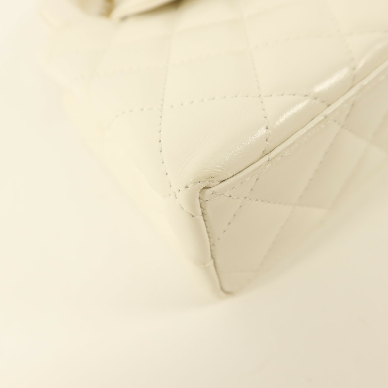 CHANEL 牛皮皮革Kelly Bag金扣鏈帶手挽肩背兩用袋-10