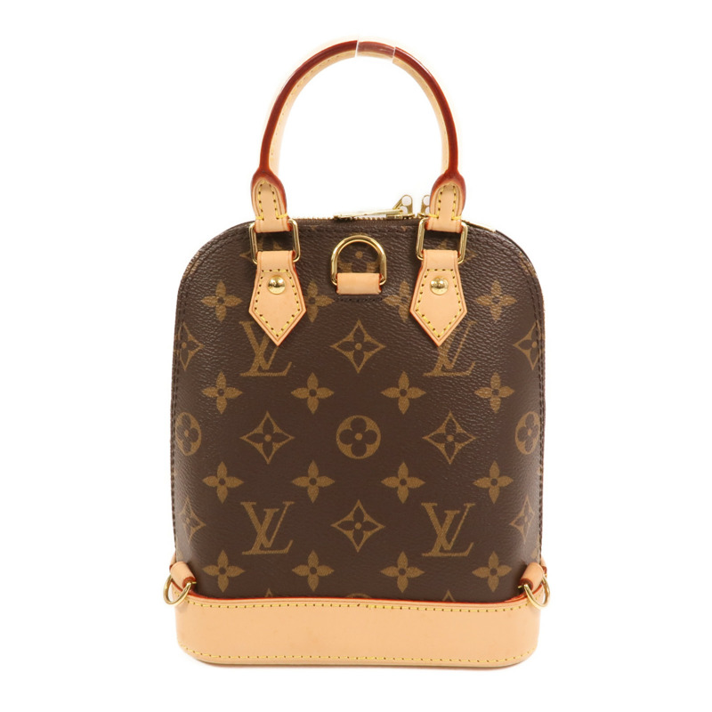 LOUIS VUITTON Monogram Alma Backpack金扣背包-1