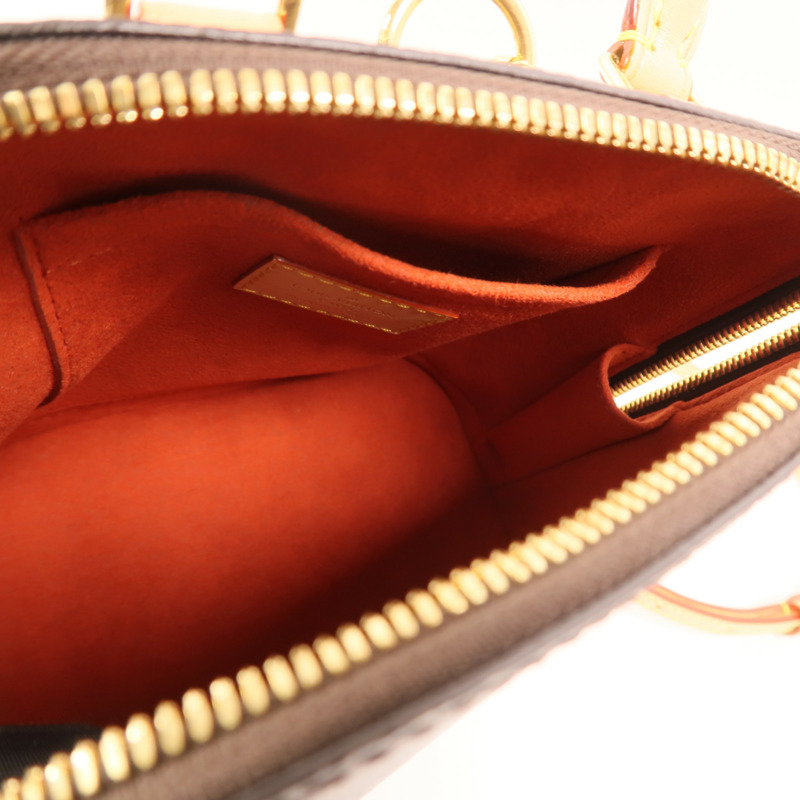 LOUIS VUITTON Monogram Alma Backpack金扣背包-4