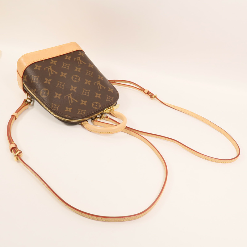 LOUIS VUITTON Monogram Alma Backpack金扣背包-6