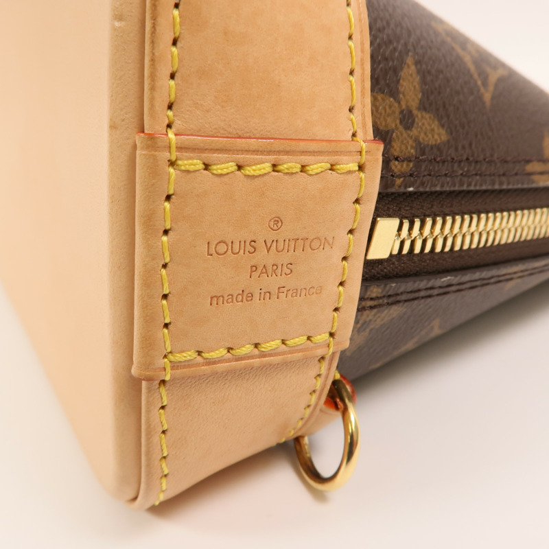 LOUIS VUITTON Monogram Alma Backpack金扣背包-9