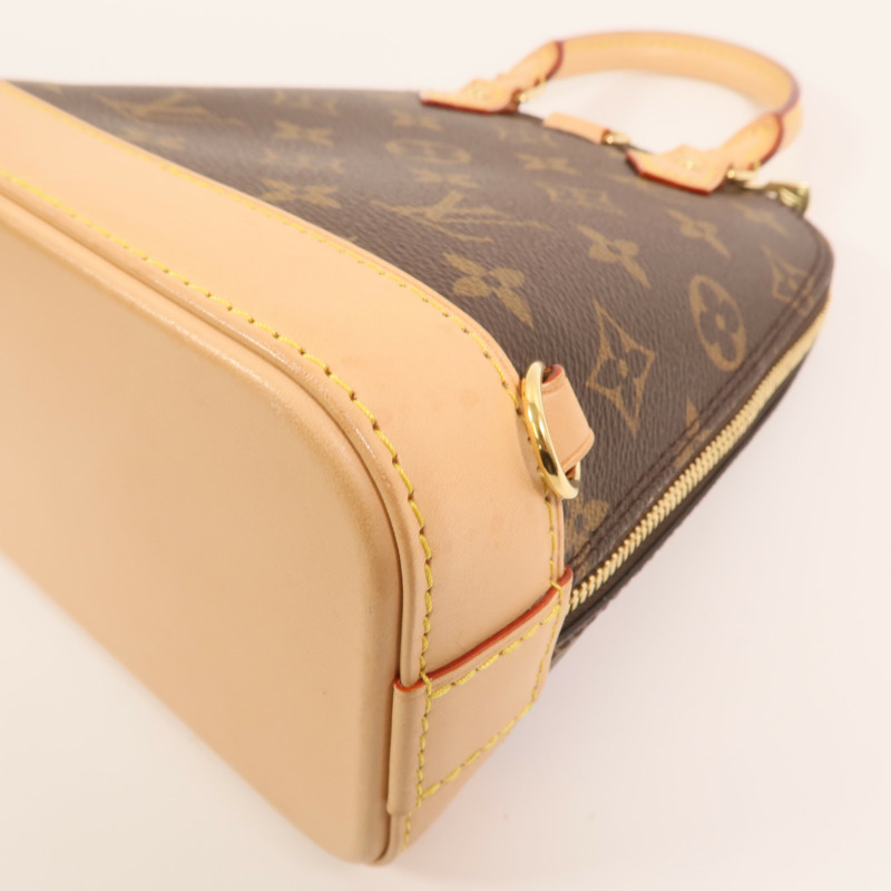 LOUIS VUITTON Monogram Alma Backpack金扣背包-12