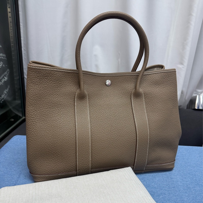 Hermes 愛馬仕 GP36 garden party 大象灰-0