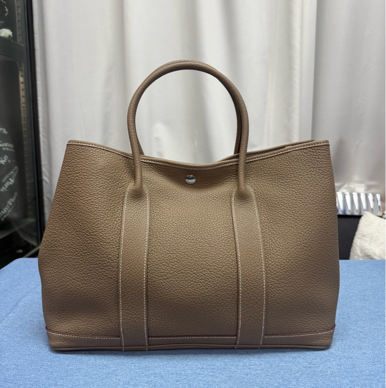 Hermes 愛馬仕 GP36 garden party 大象灰-4
