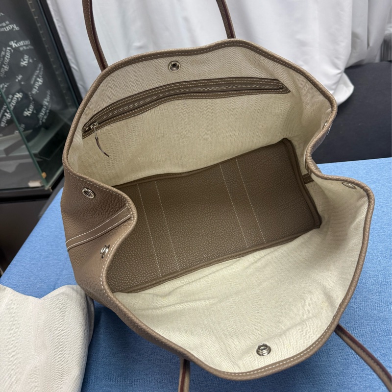 Hermes 愛馬仕 GP36 garden party 大象灰-6
