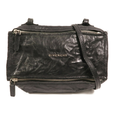 GIVENCHY 牛皮皮革Pandora Small銀扣肩背袋