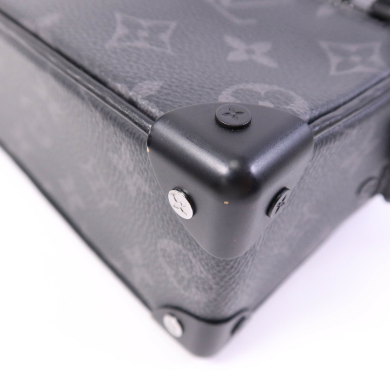 LOUIS VUITTON Monogram Eclipse Mini Soft Trunk肩背袋-9