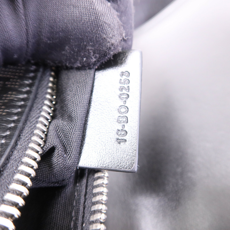 Dior 牛皮皮革Oblique Galaxy Saddle銀扣肩背袋-7