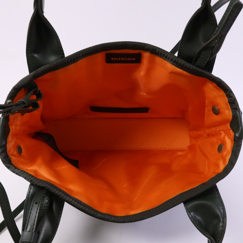 BALENCIAGA 尼龍Cabas Xs金扣手挽肩背兩用袋-4