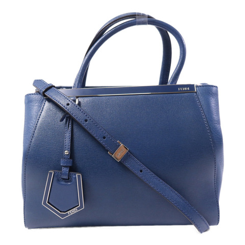 FENDI 牛皮皮革2 Jours銀扣手挽肩背兩用袋