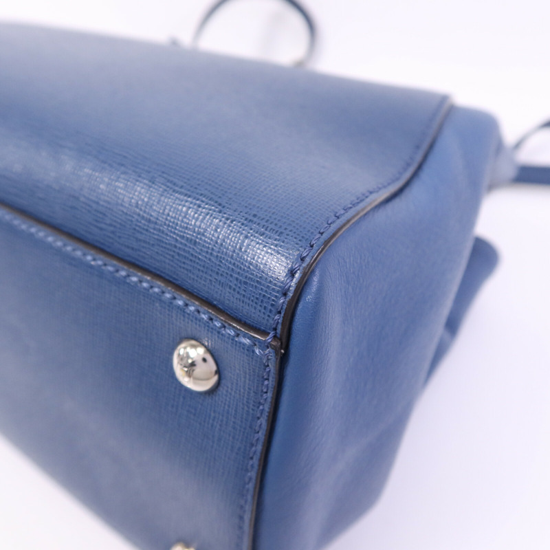 FENDI 牛皮皮革2 Jours銀扣手挽肩背兩用袋-8