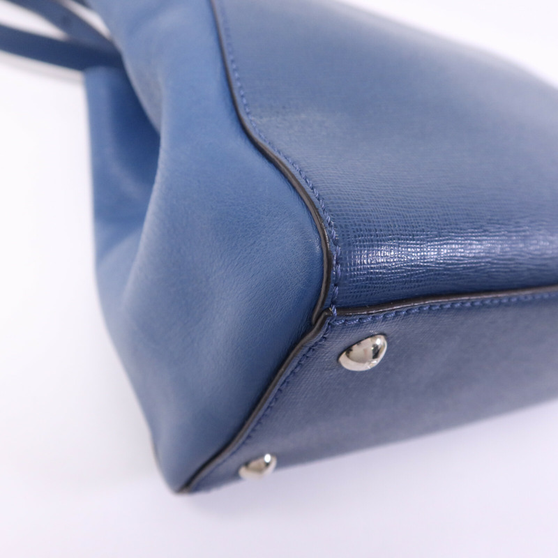 FENDI 牛皮皮革2 Jours銀扣手挽肩背兩用袋-11