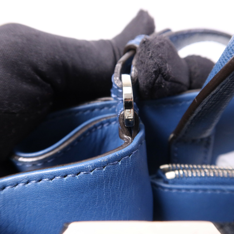 FENDI 牛皮皮革2 Jours銀扣手挽肩背兩用袋-13