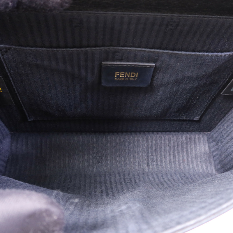 FENDI 牛皮皮革Demi Jour金扣手挽袋-4