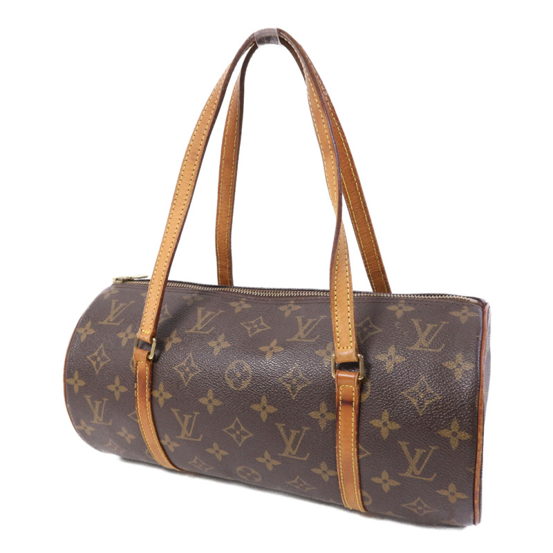 LOUIS VUITTON Monogram Papillon GM金扣手挽袋-2