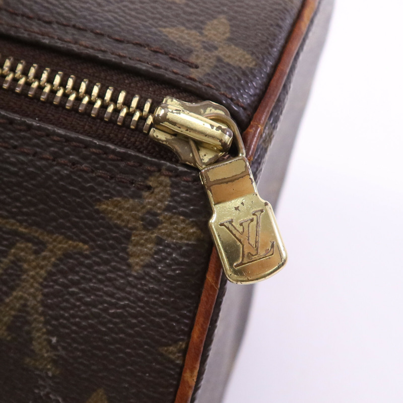 LOUIS VUITTON Monogram Papillon GM金扣手挽袋-6