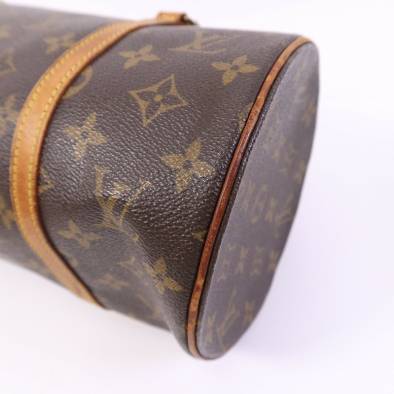 LOUIS VUITTON Monogram Papillon GM金扣手挽袋-9