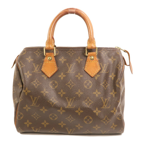 LOUIS VUITTON Monogram Speedy 25金扣手挽袋