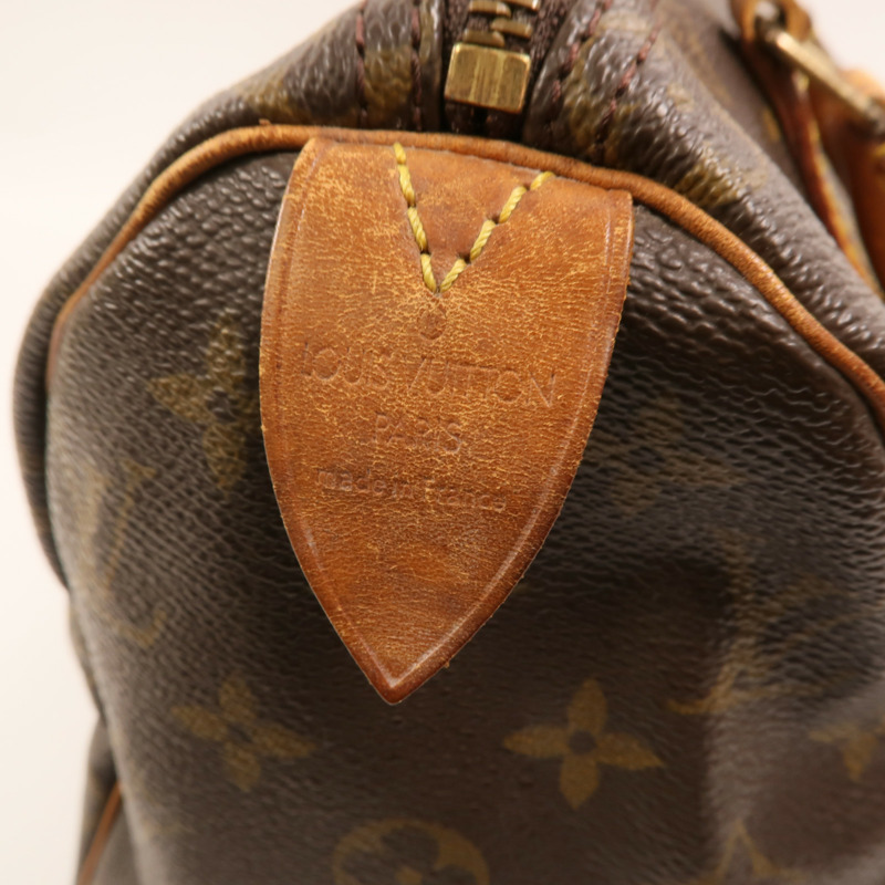 LOUIS VUITTON Monogram Speedy 25金扣手挽袋-5