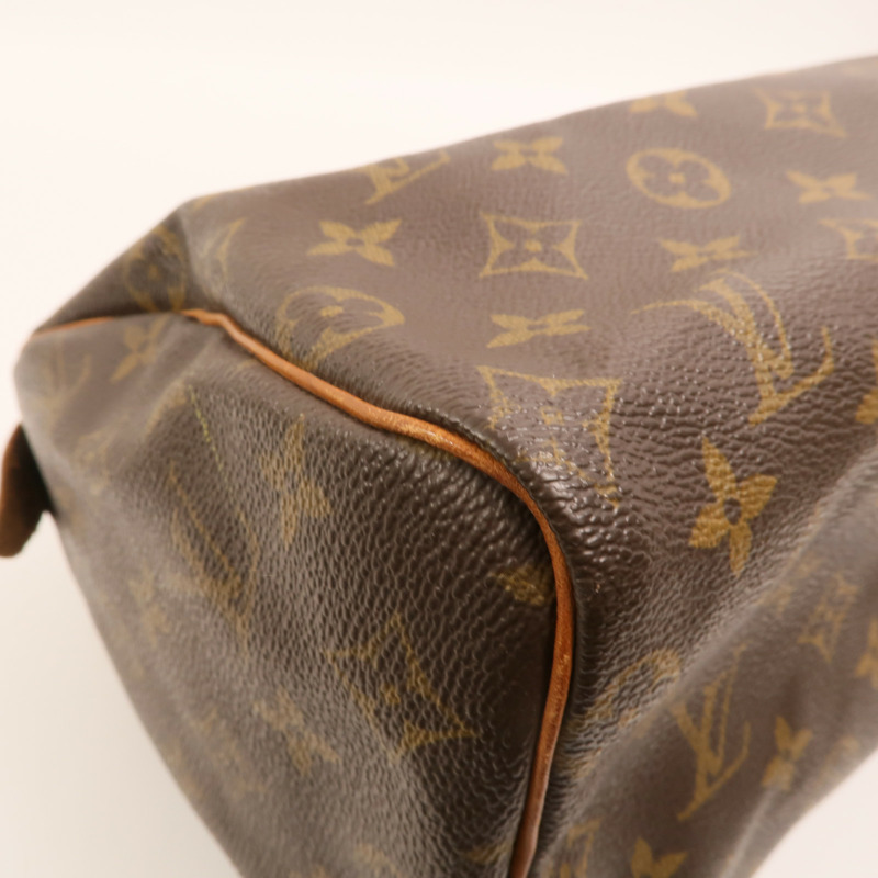 LOUIS VUITTON Monogram Speedy 25金扣手挽袋-9