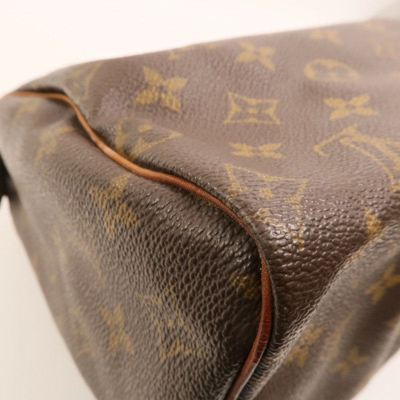 LOUIS VUITTON Monogram Speedy 25金扣手挽袋-11