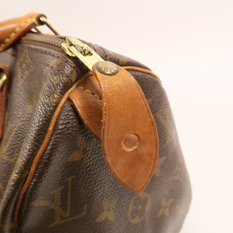 LOUIS VUITTON Monogram Speedy 25金扣手挽袋-12