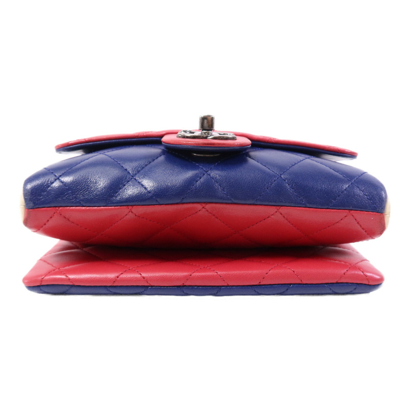 CHANEL 羊皮皮革Chain Shoulder鏈帶肩背袋-3