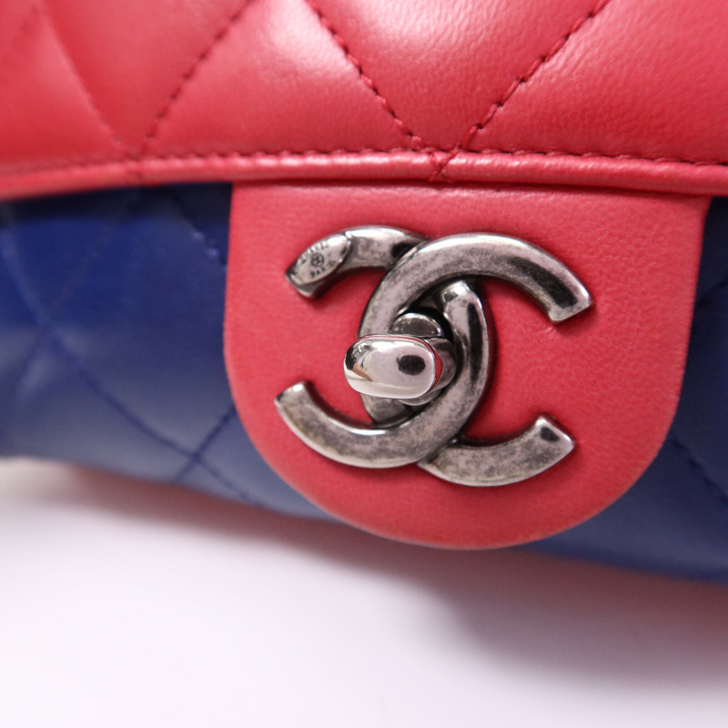 CHANEL 羊皮皮革Chain Shoulder鏈帶肩背袋-6