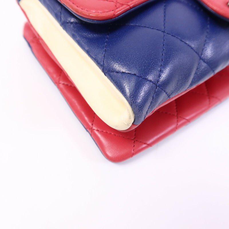 CHANEL 羊皮皮革Chain Shoulder鏈帶肩背袋-12