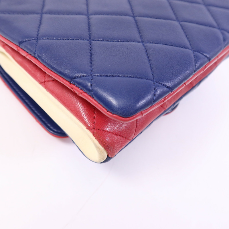 CHANEL 羊皮皮革Chain Shoulder鏈帶肩背袋-14