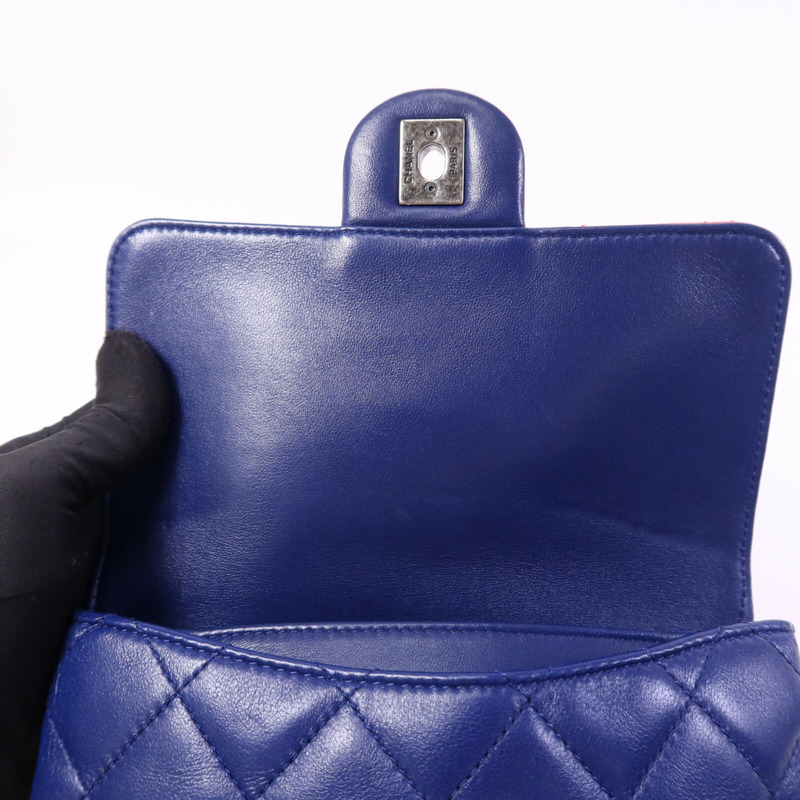 CHANEL 羊皮皮革Chain Shoulder鏈帶肩背袋-15