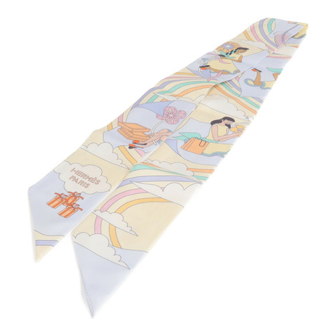 HERMES 絲質Twilly絲巾