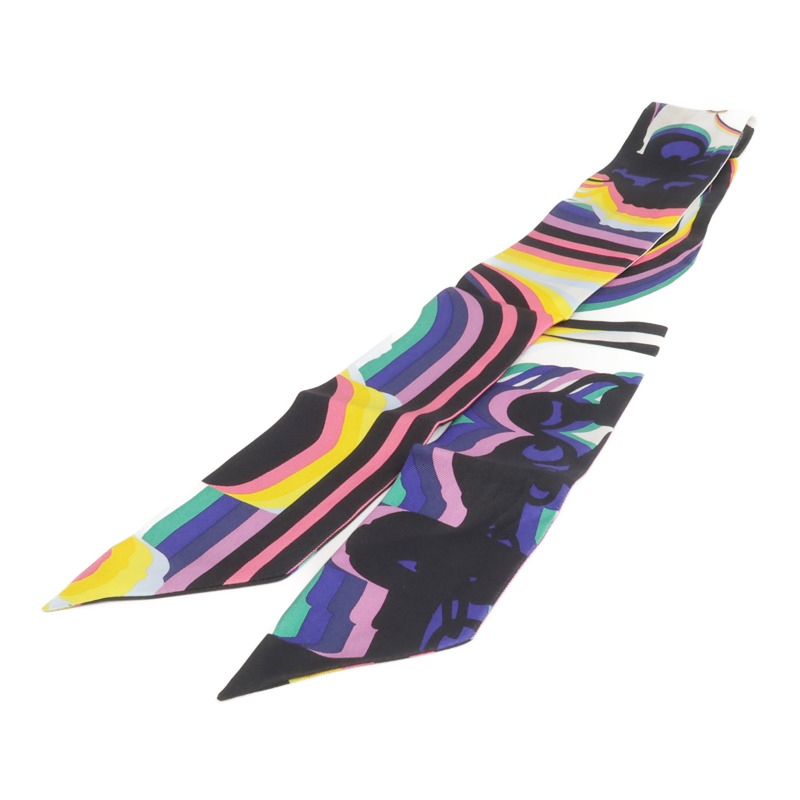 HERMES 絲質Twilly絲巾-1