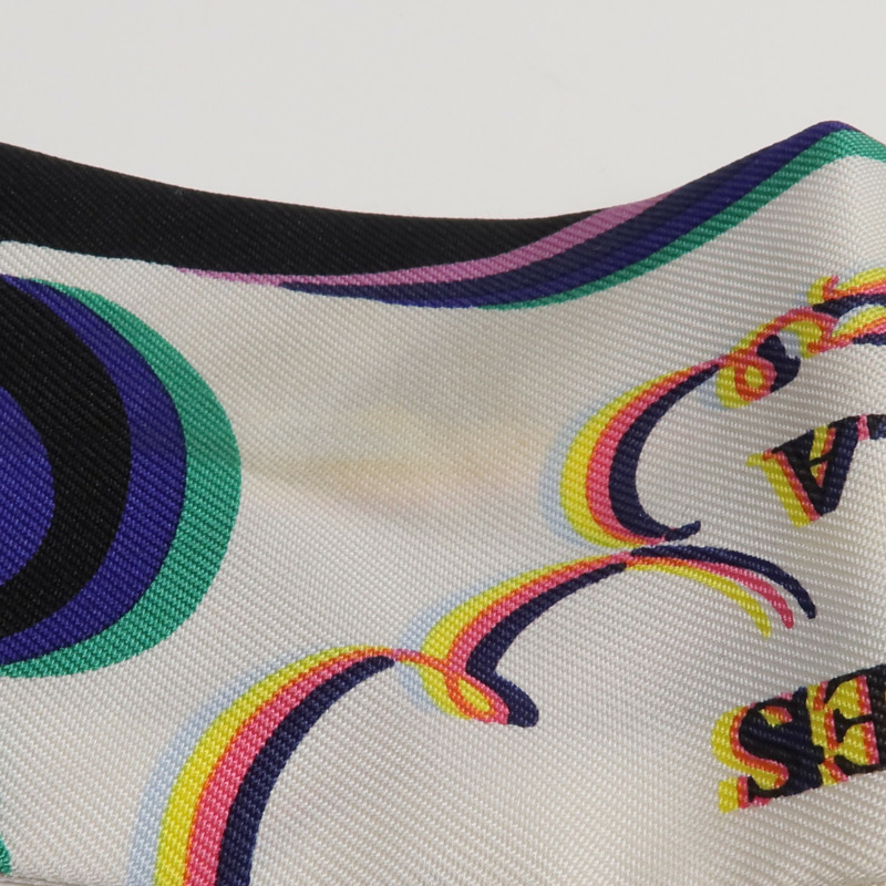 HERMES 絲質Twilly絲巾-8