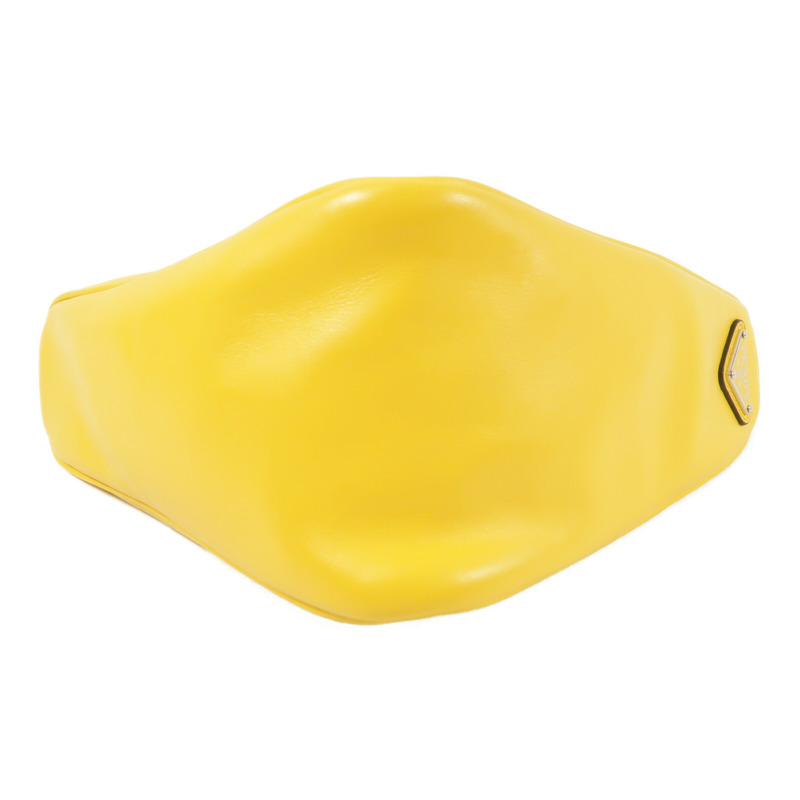 PRADA 牛皮皮革Triangle Bag銀扣肩背袋-3