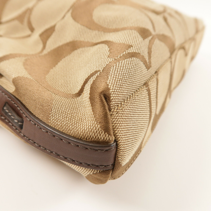 COACH 帆布2 Way Shoulder金扣手挽肩背兩用袋-7